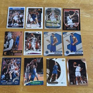 Dirk Nowitzki 12 Card Lot NM w Topps Rookie RC & 1 Duplicate + Panini Essentials